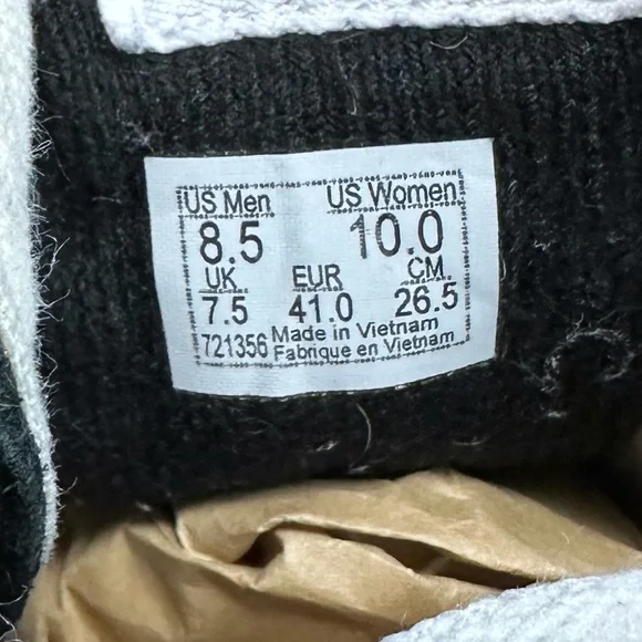 Vans Old Skool Skate Shoes Black Waffle Sole 8.5 Men’s 10 Women’s Classic High - Picture 5 of 5